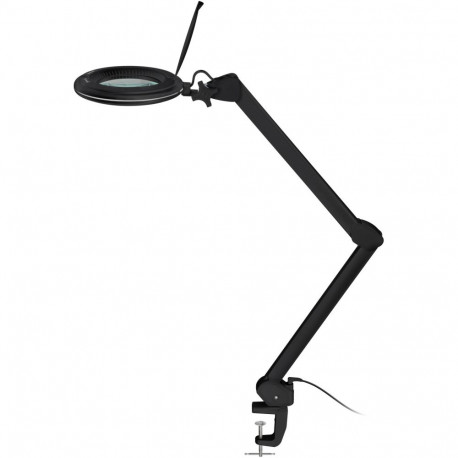 Goobay LED Magnifying Lamp with Clamp, 10 W, black