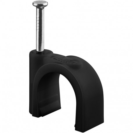 Goobay Cable Clip 14 mm, black 14 mm
