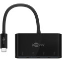 Goobay 4 pordiga USB-C multiport adapter