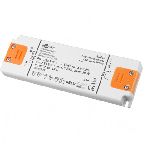 Goobay LED Transformer 24 V (DC), 30 W