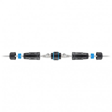 Goobay CAT 6A välitingimuste RJ45 patch-kaabli liitmik (IP68)