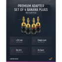 Clicktronic Banana Plug