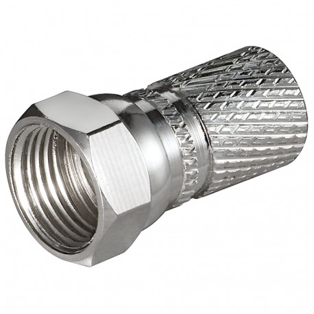 Goobay keeratav vask F-pistik 7.3 mm (100 tk)