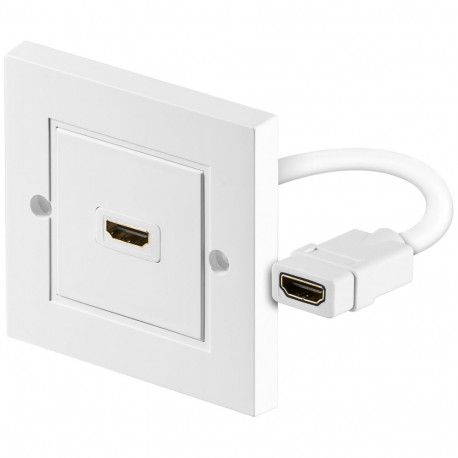 Goobay HDMI kullatud seinapesa