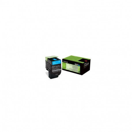 Lexmark toonerikassett 802C 1tk originaal, tsüaan