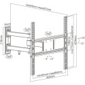 Goobay TV wall mount FULLMOTION (M)