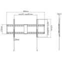 Goobay TV wall mount FIXED (XL)