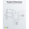 Goobay TV wall mount FULLMOTION (S)