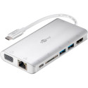 Goobay USB-C premium mitme pordiga adapter