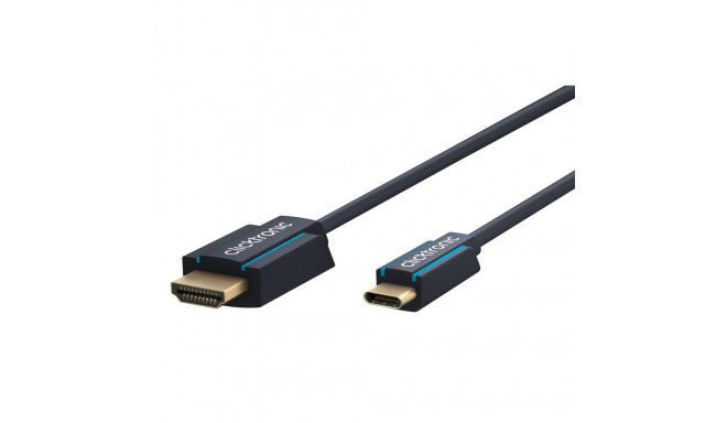 Clicktronic USB-C-HDMI adapterkaabel 2 m