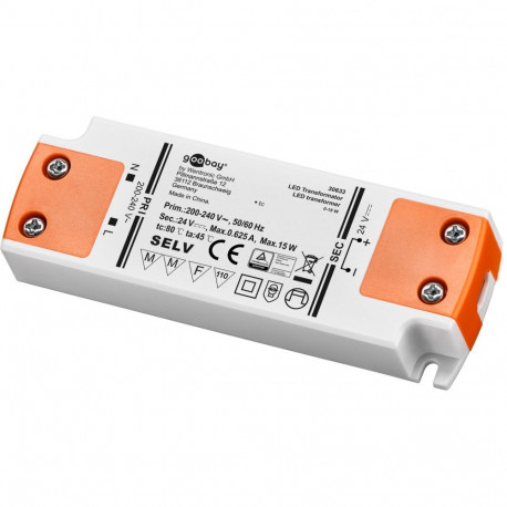 Goobay LED trafopinge 24 V (DC) (DC), 15 W