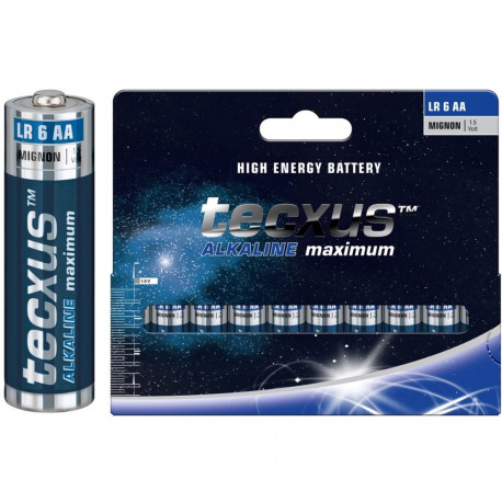 Tecxus LR6/AA (Mignon) patarei, 10 tk blisterpakendis
