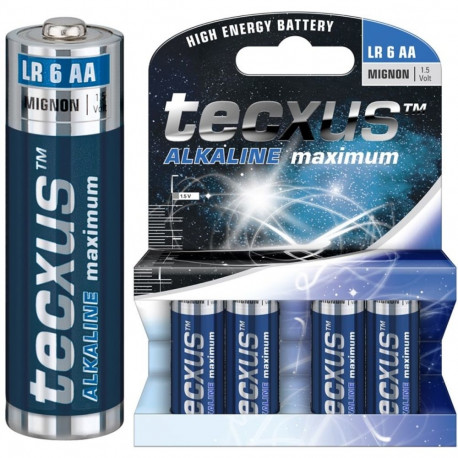 Tecxus LR6/AA (Mignon) Battery, 4 pcs. in blister