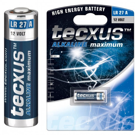 Tecxus LR27/A27 patarei, 1 tk blisterpakendis