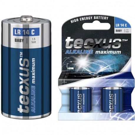 Tecxus LR14/C (Baby) Battery, 2 pcs. in blister