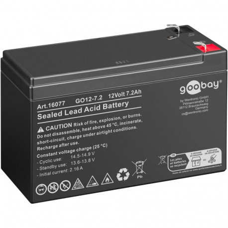 Goobay plii-happe aku GO12-7.2 (7200 mAh, 12 V)