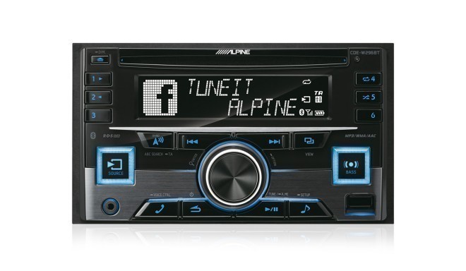 Alpine car radio CDE-W296BT