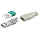 Goobay USB-A plug, Clamp Version (10 tk)