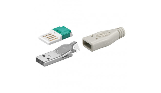 Goobay USB-A pistik, klamber-versioon (10 tk)