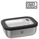 GEFU 12776 food storage container Rectangular 2.6 L Black, Stainless steel 1 pc(s)