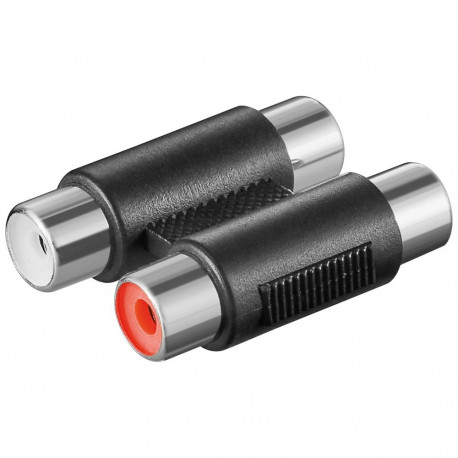 Goobay 2x nikeldatud RCA adapter (10 tk)