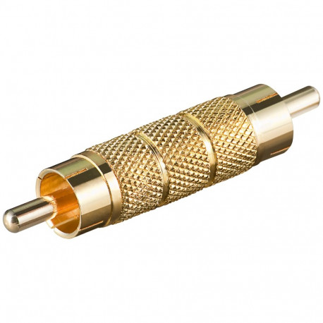 Goobay RCA adapter, kuldne versioon (10 tk)