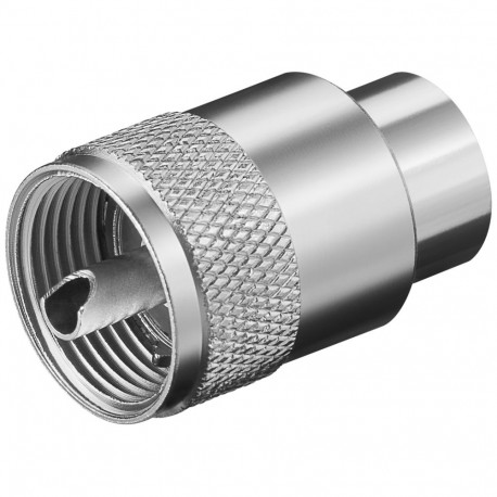 Goobay UHF Plug for Cables of Ø 10 mm Max. 10 mm (10 tk)