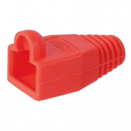 Goobay Strain Relief Boot for RJ45 Plugs red (10 tk)