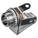 Goobay Jack Chassis Socket with Switch Contact 3.5mm (mono) (10 tk)