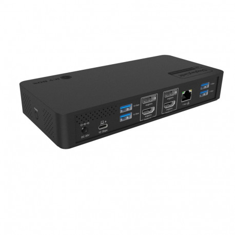 11-in-1 sülearvuti dokkimisjaam, DL6950 kiip, 2x video (2x DP/HDMI® 4K@60Hz), 96W PD hostile, Gigabi