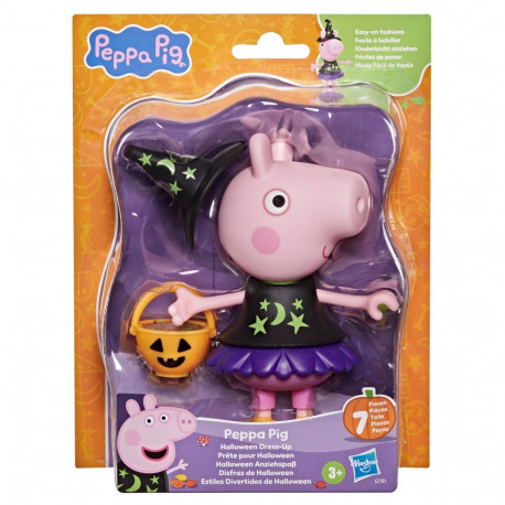 PEPPA PIG playset Peppa and friends Halloween dress up 15 cm
