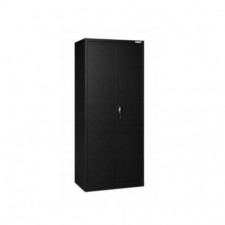 Iron Mate SATURN Metal Utility Cupboard 185x90x45 Black RAL9005