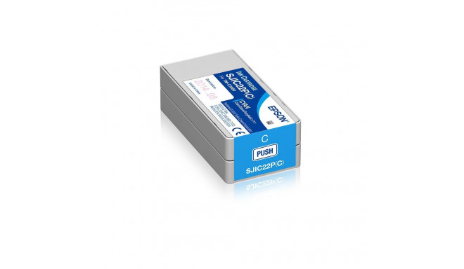 Epson tindikassett SJIC22P(C) ColorWorks C3500 jaoks, tsüaan