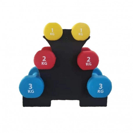 12KG neopreenhantel koos RAK-iga