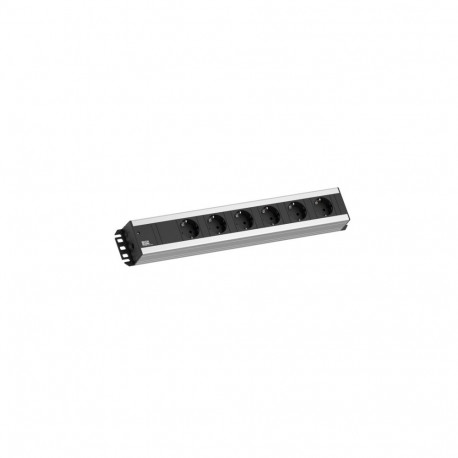 Bachmann pikendusjuhe 300.000 2m 6 pistikupesaga siseruumides kasutatav, must, hall