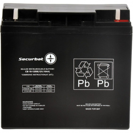 AGM-akumulaator SECURBAT 12V 18Ah