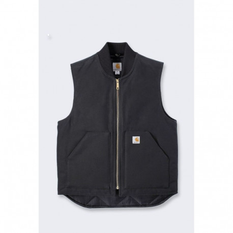 Carhartt vest V01 Firm Duck soojustatud, must