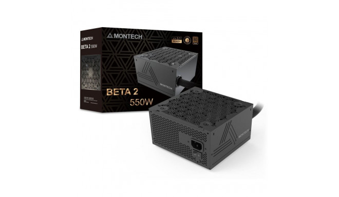 montech Power Supply||BETA 2|ATX|PC|100 - 240 V|550 W|BETA2550W