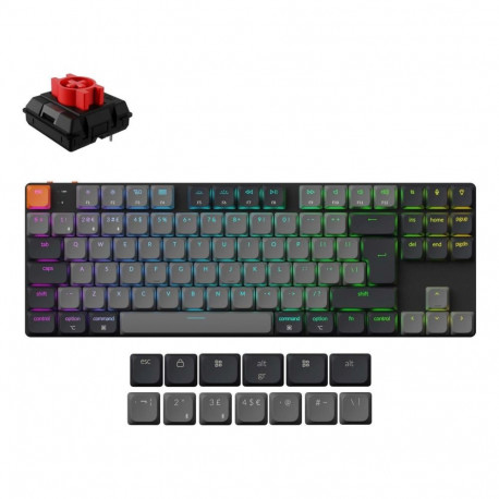 Keychron KEYBOARD WRL K1 RGB/BLACK K1X-H1