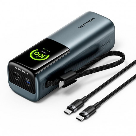 Vention POWER BANK USB 20000MAH 165W/GRAY TFT DISPLAY FKFH0