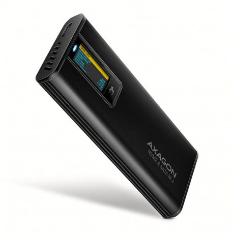 Axagon SSD ACC ENCLOSURE M.2 NVME/SATA USB-C EEM2-SD2B