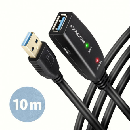 Axagon CABLE USB3.2 A-M/A-F ACTIVE/10M ADR-310