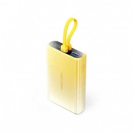 Vention POWER BANK USB 10000MAH 22.5W/YELLOW FHZY0