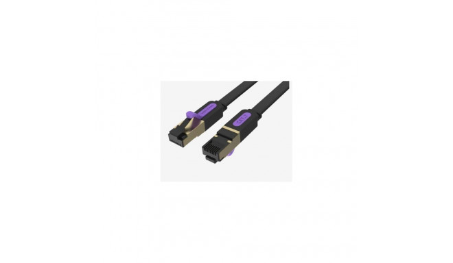 Vention PATCH CABLE CAT.7 FLAT/10M BLACK ICABL