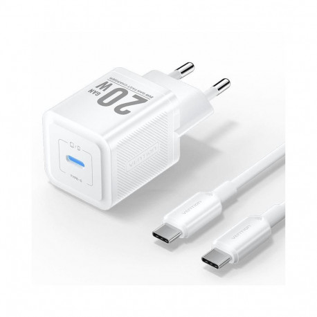 Vention MOBILE CHARGER WALL USB-C/20W TZ-FEPW0-EU-01