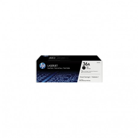 HP 36A 2-pack Black Original LaserJet Toner Cartridges