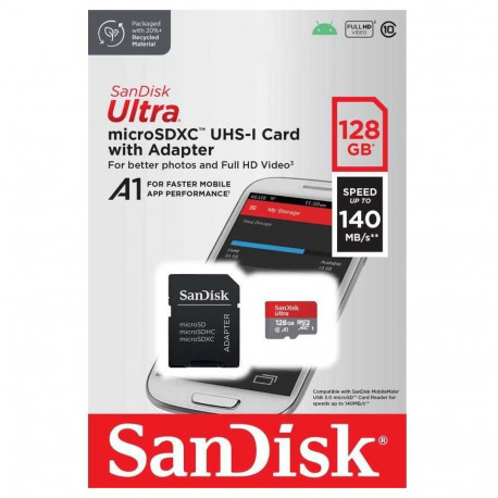 Sandisk Micro SDXC 128GB Class 10 SDSQUAB-128G-GN6MA