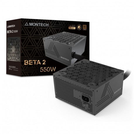 Power Supply|MONTECH|BETA 2|ATX|PC|100 - 240 V|550 W|BETA2550W