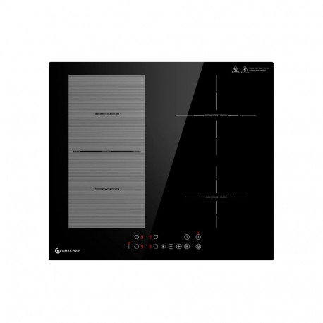 AMZCHEF CE-FS-I72S-FFDD07 4-zone induction cooktop