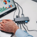 Verbatim 16105448 interface hub USB Type-C Grey